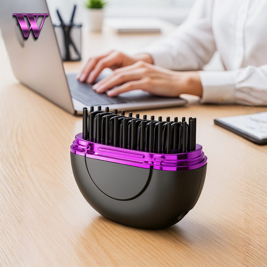 Style&GO™ - Mini Piastra a Spazzola Portatile